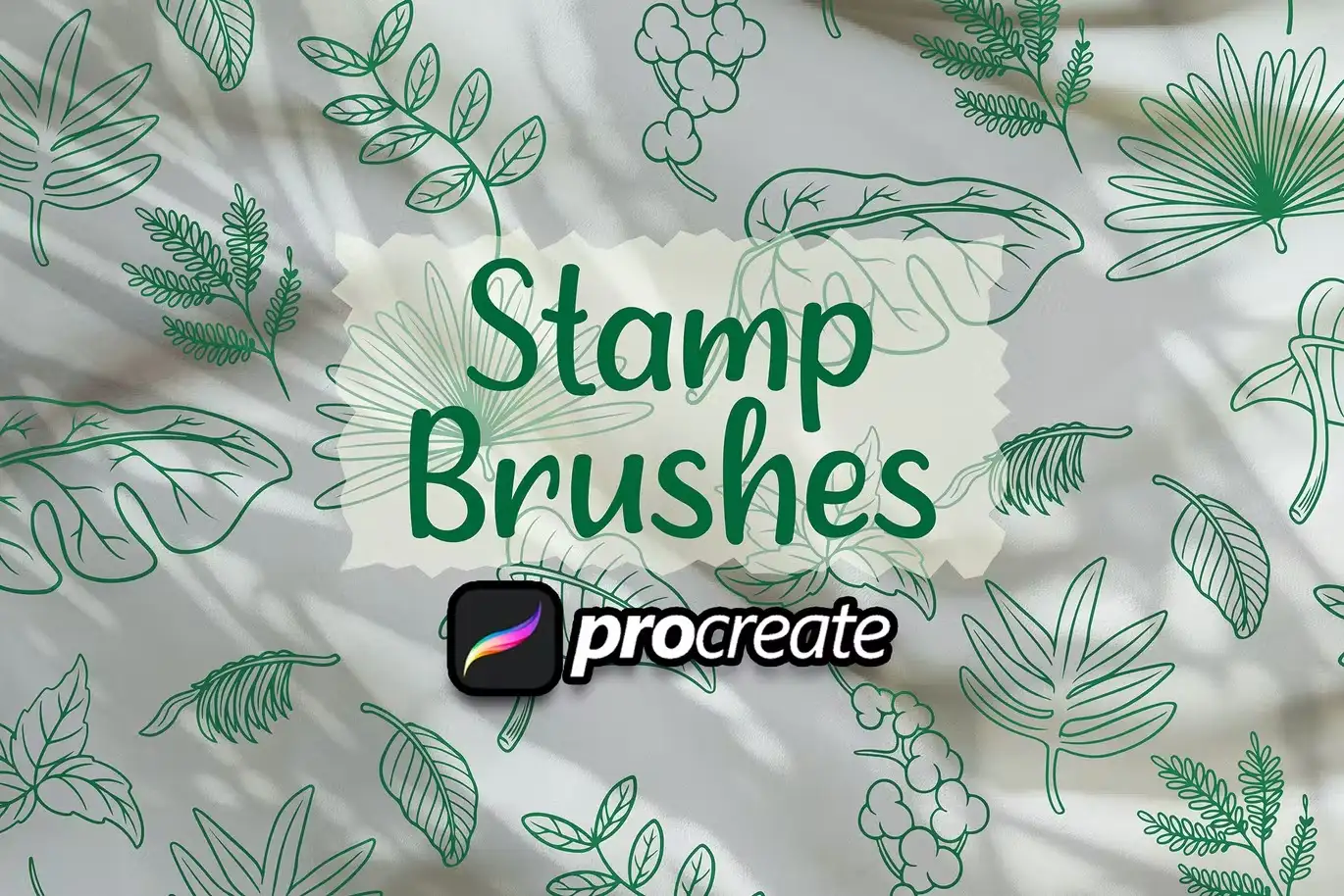 Leaf Brush Stamp 4 leaf brush stamp 2