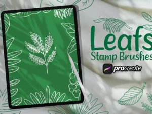 leaf brush stamp 3