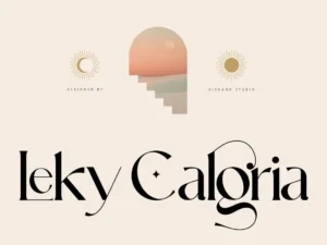 leky calgria elegant serif