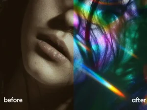 lens burn colorful photo effect 2