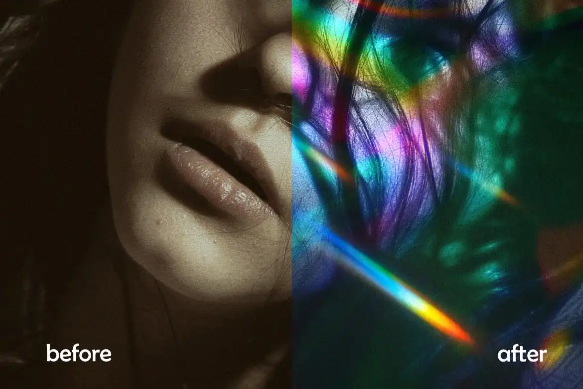 Lens Burn Colorful Photo Effect