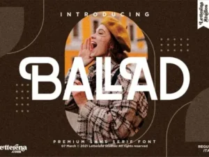 letterenastudios ballad font