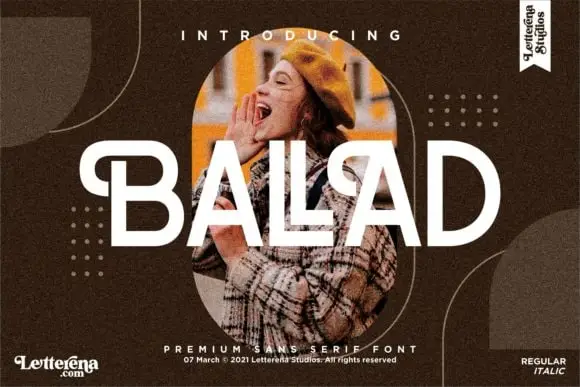 Letterenastudios-Ballad Font
