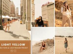 light yellow action lightrom presets
