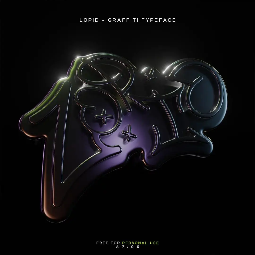 Lopid-Graffiti Typeface