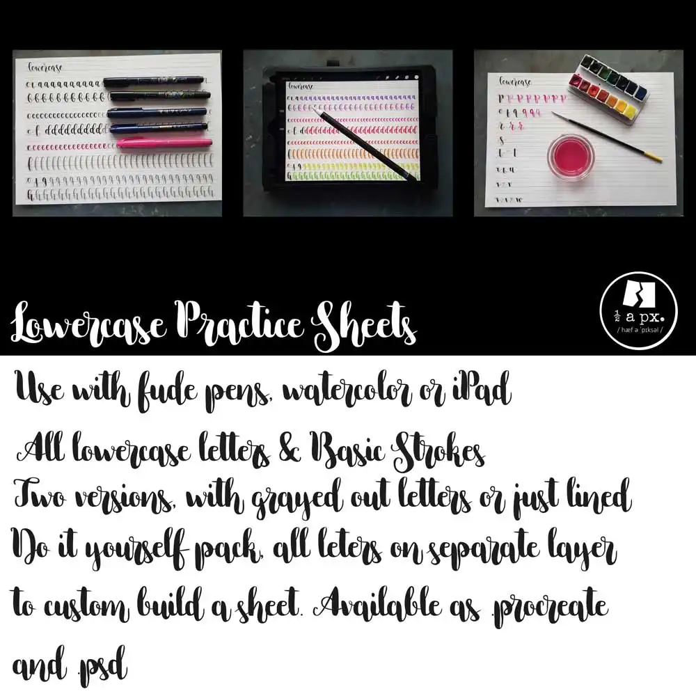 Lowercase Practice Sheets