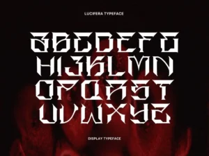 lucifera typeface trial version 2