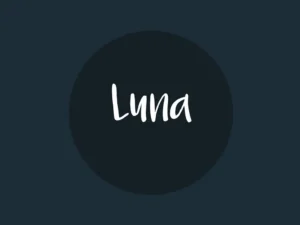 luna font