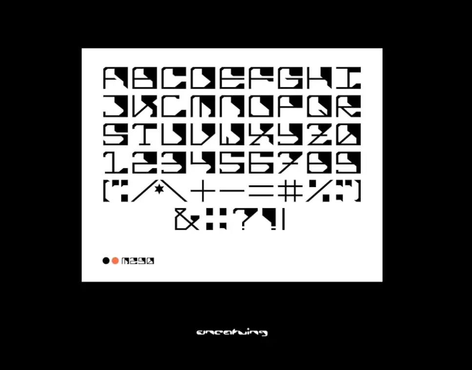 M290-Free Futuristic Display Font 3 m290 free futuristic display font 2