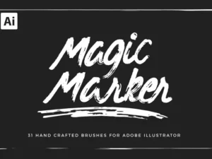 magic marker brushes for illustrator 4