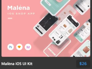 malna shopping mobile ui kit