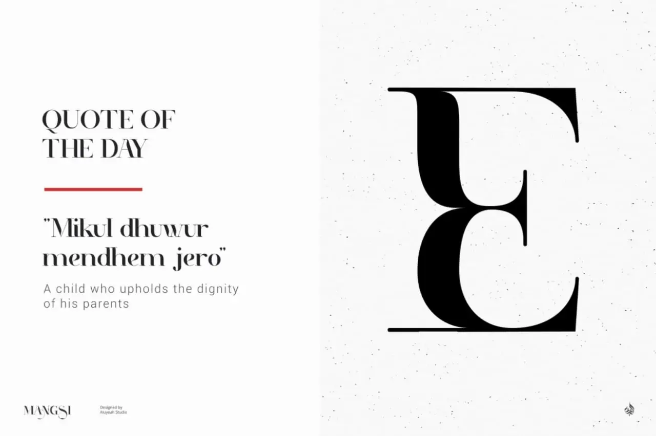 Mangsi Inked Display Typeface