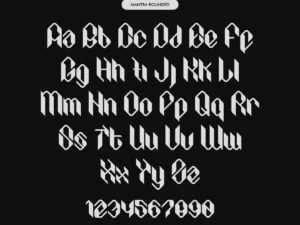 mantra neo gothic typeface 2