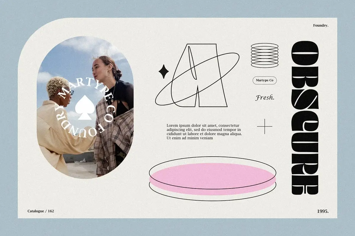 Martype Co-Thick Thinks (Display Font) 4 martype co thick thinks display font 3