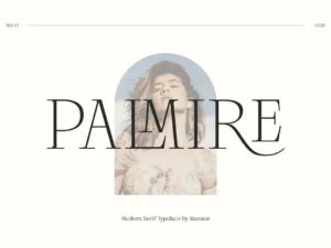 masanis palmire modern serif typeface