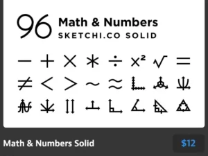 math numbers solid 2