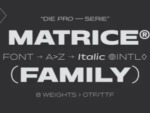 matrice font family c studio sun extended latin
