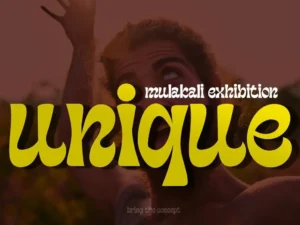 maulana creative machinkly display font 5
