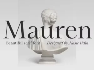 mauren font