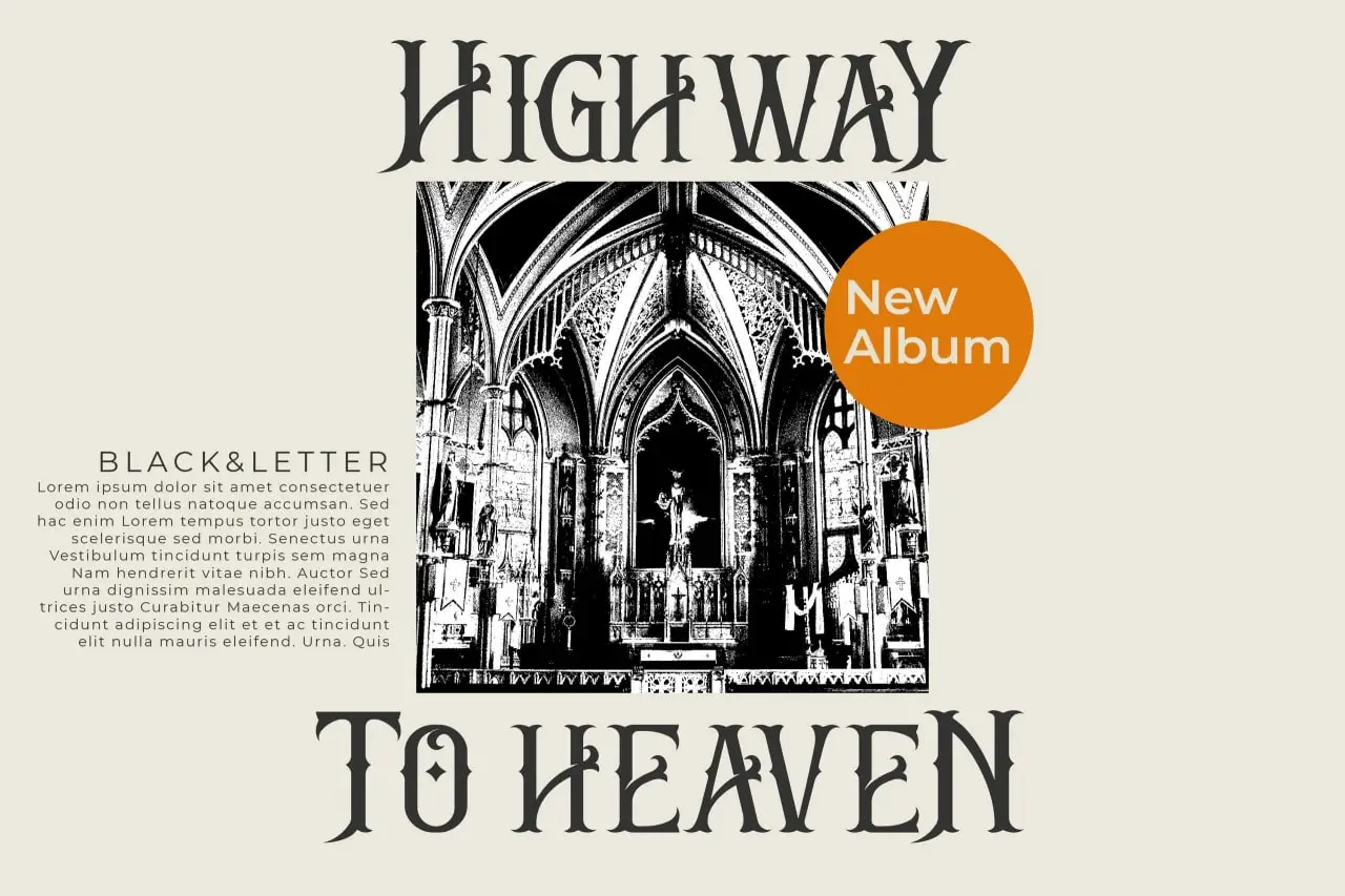 Megistica Dreams-Modern Blackletter Font 3 megistica dreams modern blackletter font 5