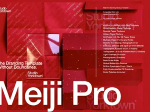meiji pro branding mockup template