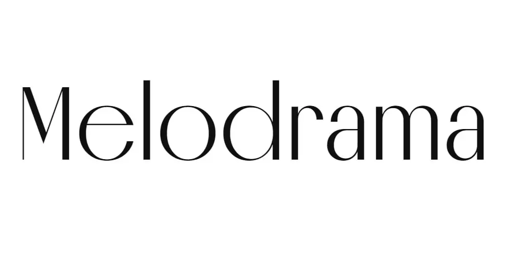 Melodrama Font