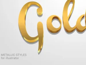 metallic styles for illustrator 7