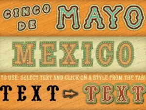mexican text effects