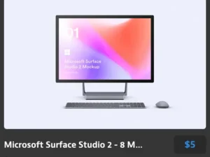 microsoft surface studio 2 8 mockups