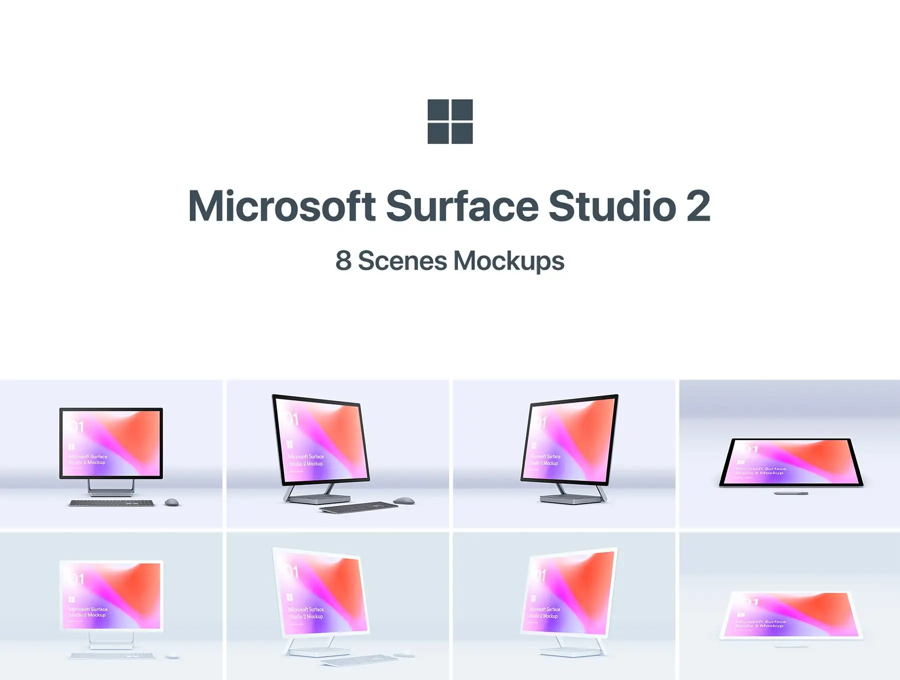 Microsoft Surface Studio 2 - 8 Mockups 10 microsoft surface studio 2 8 mockups9