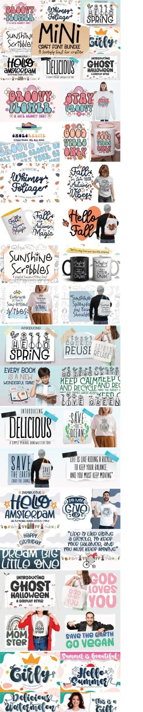 Mini Craft Bundle Font