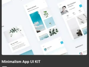 minimalism app ui kit 2