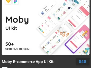 moby e commerce app ui kit