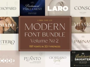 modern font bundle vol 2