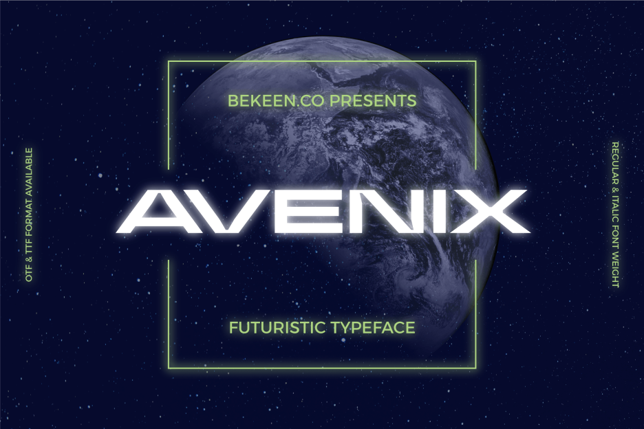 Modern Futuristic Font Th8Me9N