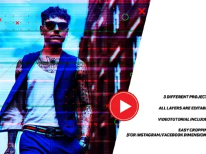 modern glitch with gif animation 2