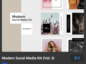 modern social media kit vol 3
