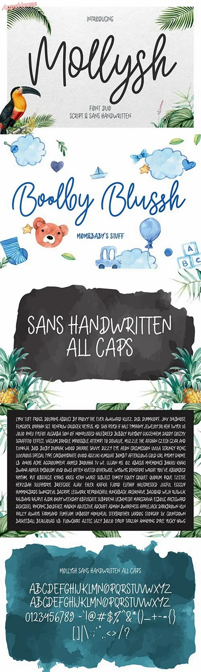Mollysh Calligraphy Font