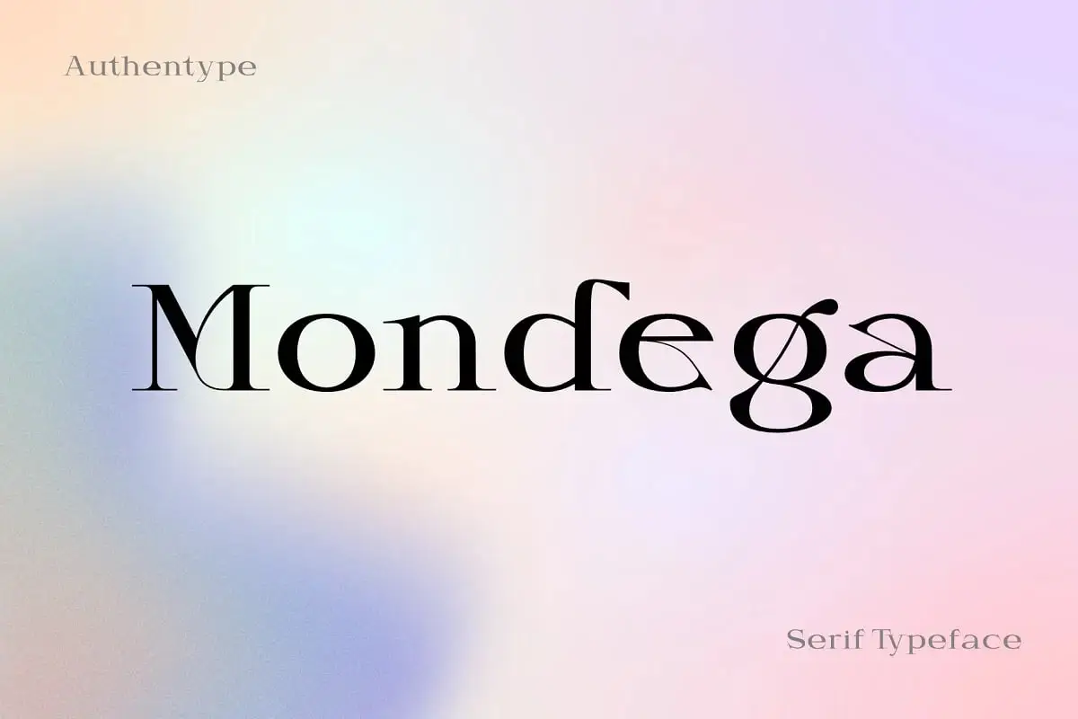 Mondega-Modern Serif Font