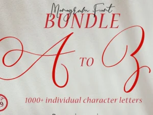 monograms bundle from a to z