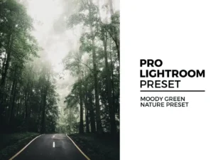 moody green nature preset