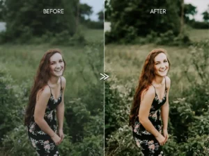 moody rich greens outdoor travel lightroom presets 7