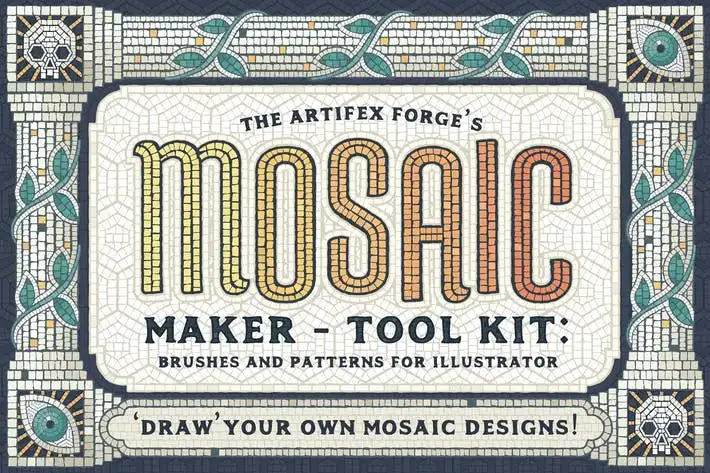 Mosaic Maker-Brushes & Patterns 7 mosaic maker brushes patterns 9