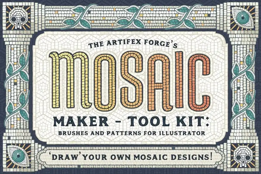 Mosaic Maker-Brushes & Patterns 5 mosaic maker brushes patterns
