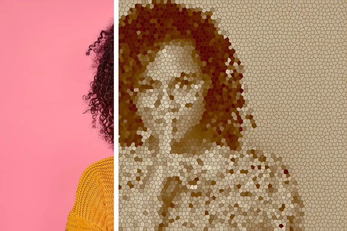 Mosaic Photo Effect
