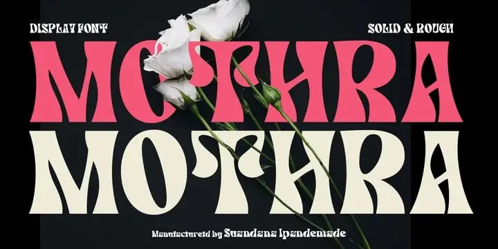 Mothra-Display Font