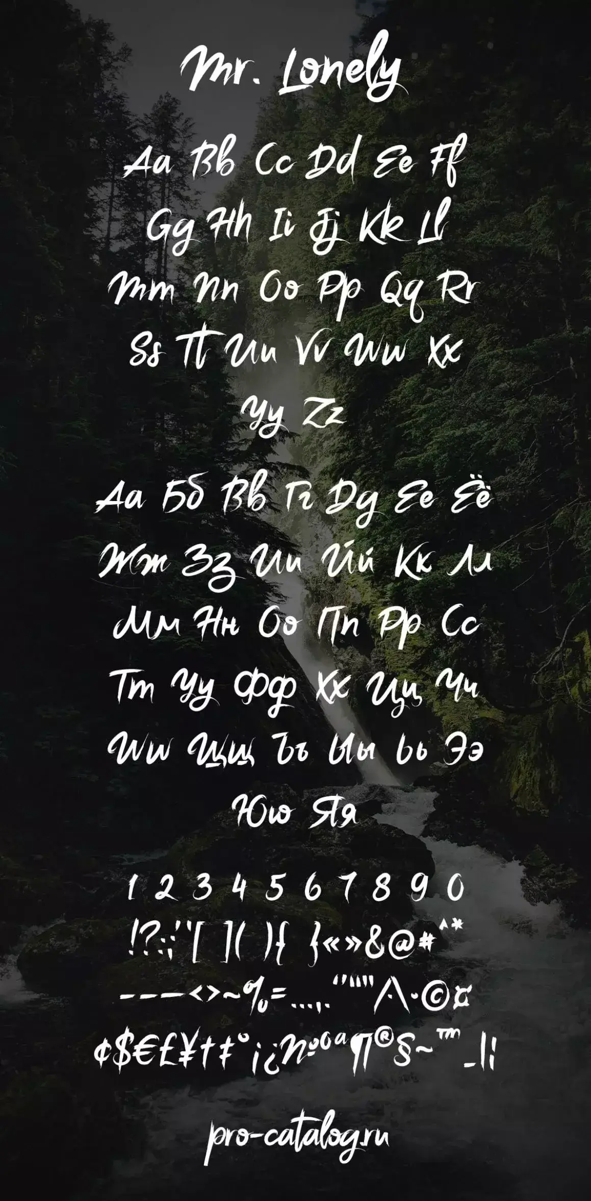 Mr. Lonely Font 6 mr lonely2