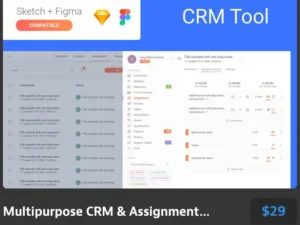 multipurpose crm assignments ui kit 2