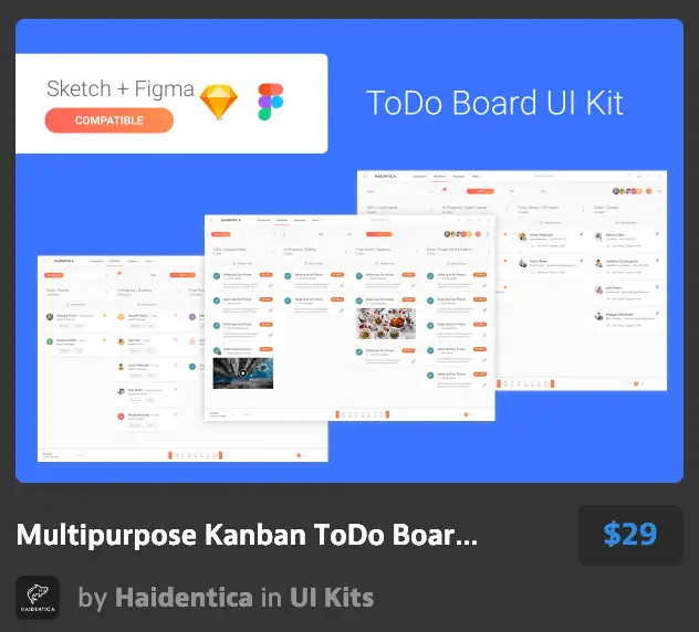 Multipurpose Kanban ToDo Board