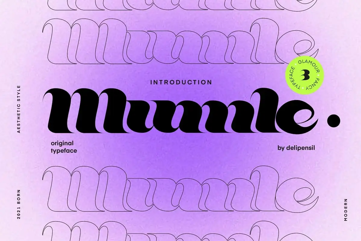 Mumle Font 3 mumle font